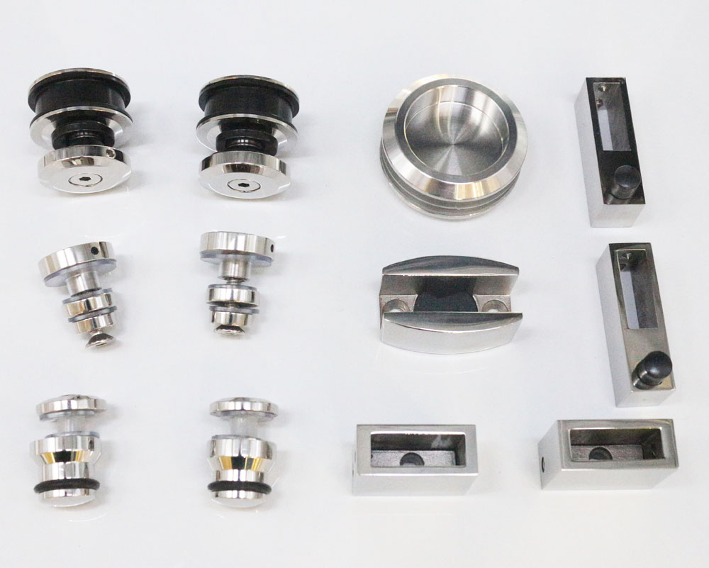Sliding Fitting Stainless Steel Bathroom Accessories Shower Room Glass Sliding Door System Shower Sliding Door System