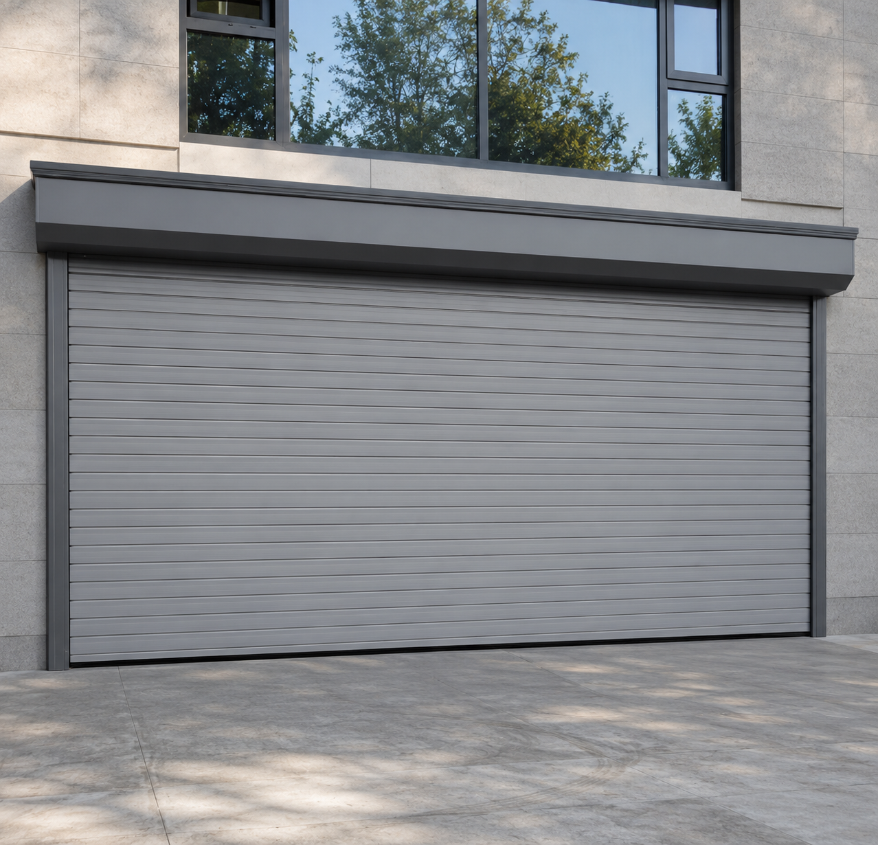 Factory Direct Steel Roller Shutter Door Custom Size Wind Resistant Rolling Door for Warehouse Factory