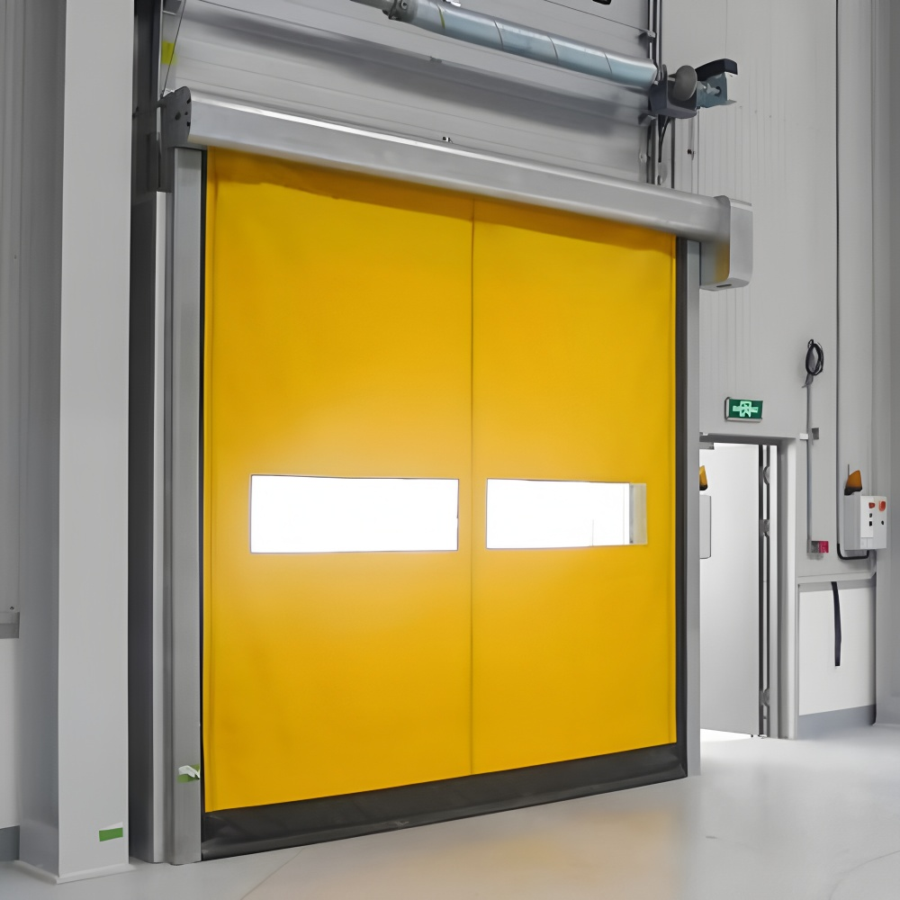 High Quality Industrial Automatic Cold Storage PVC High Speed Zipper Doors for Cold Rooms Freezer