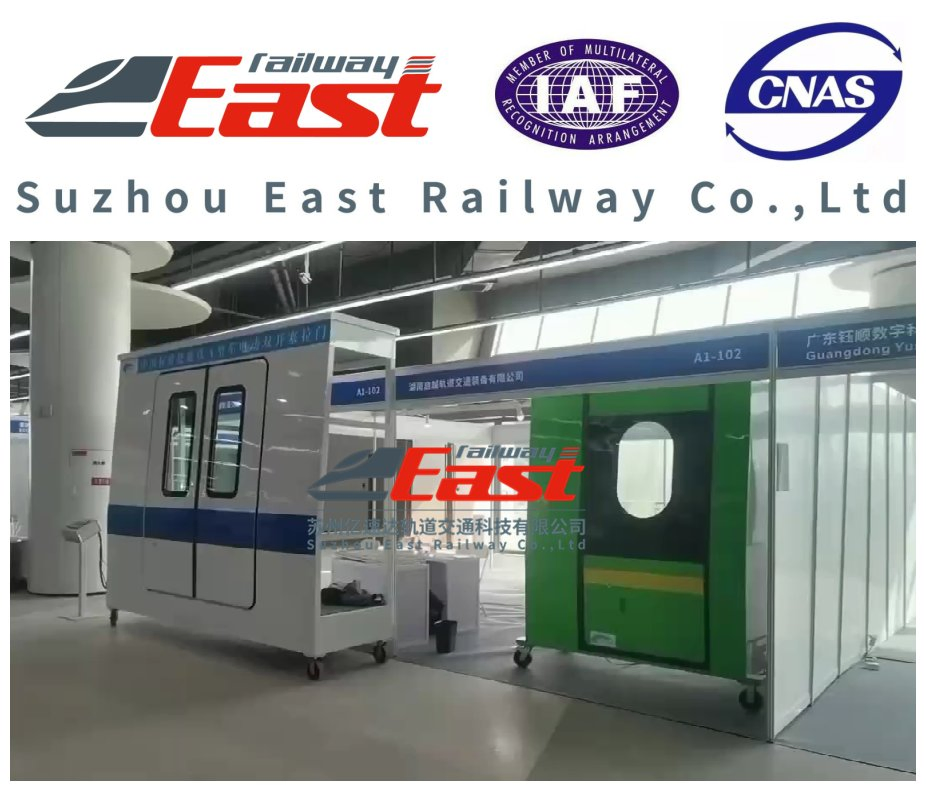 Railway Automatic Double Leaf Sliding Door System for Train