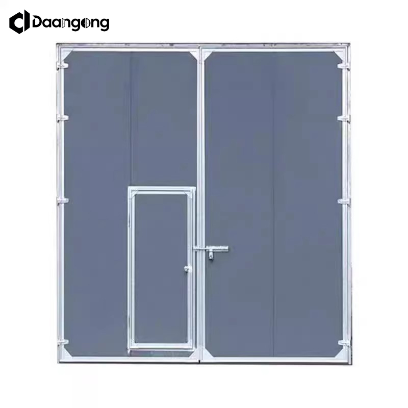 Industrial Door Sliding Door Warehouse Hangar Heavy Duty Steel Track System Manual Electric Operation Custom Size