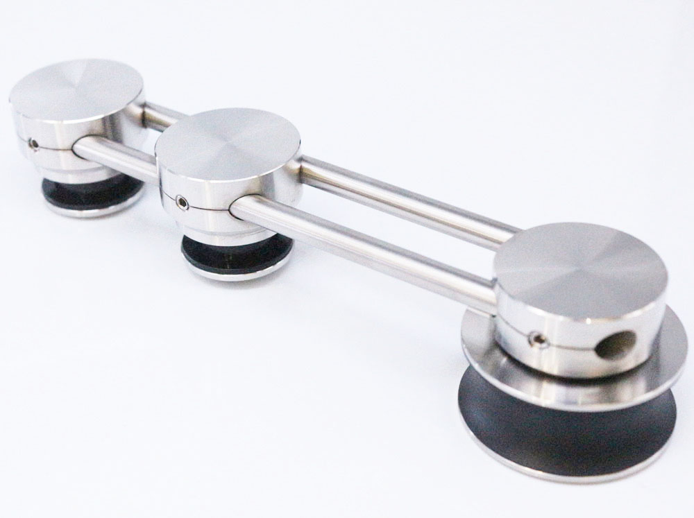 Frameless Stainless Steel Sliding Glass Door Accessories Hardware Sliding Door Systems