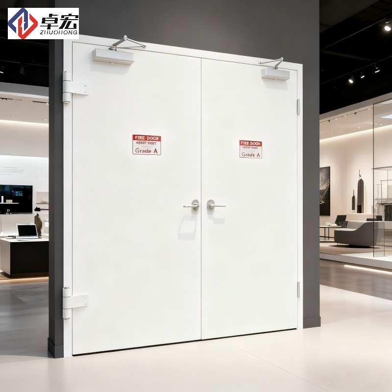UL Certified Security Door with Push Bar Fire Door for Residential Projects