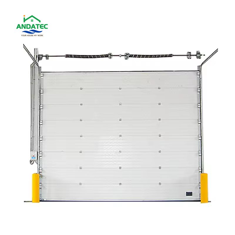 High Quality Industrial Sectional Garage Door Anti Thief Dust Proof Building Industrial Storage Hangar Warehouse Door