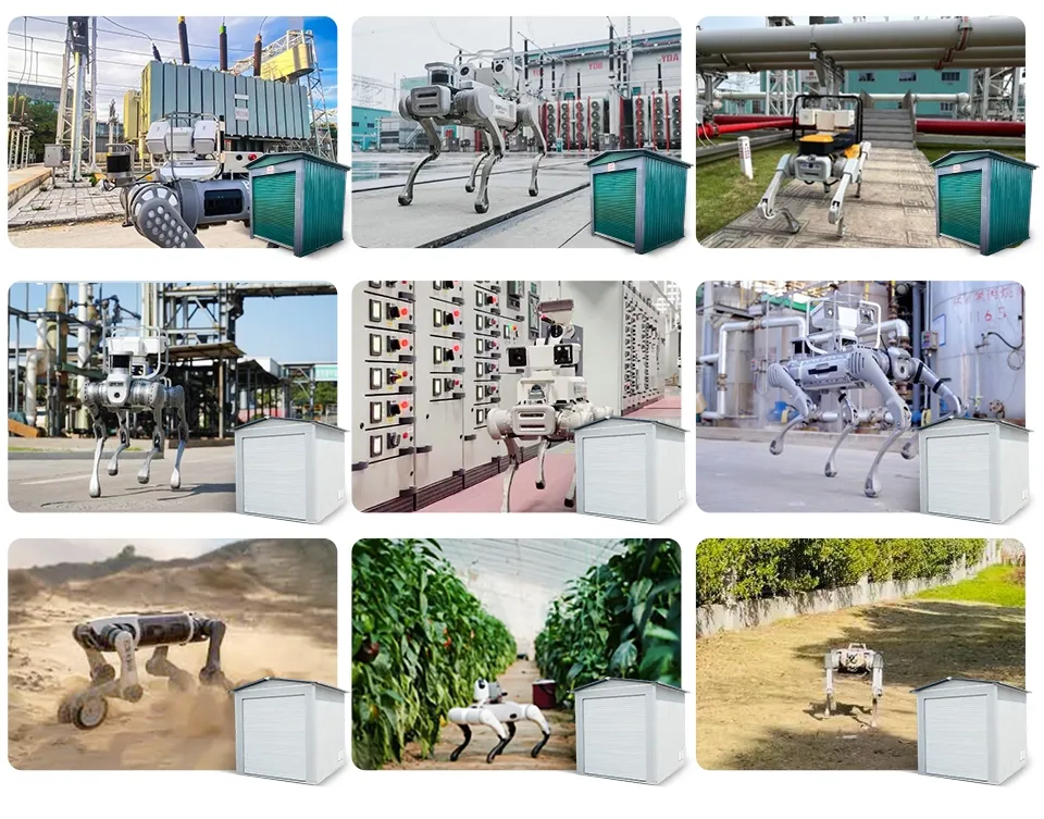Advanced Autonomous Charging Solutions for Desert Robot Dogs