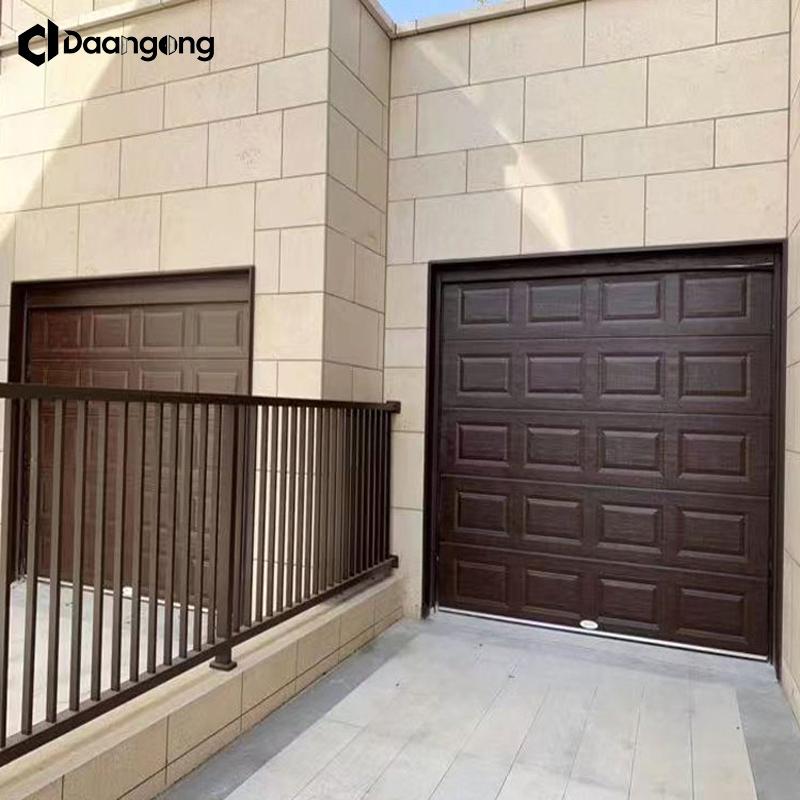 Ultra Quiet Insulated Sectional Garage Door with Belt Drive Operator Nylon Rollers for Attached Home Bedrooms Above