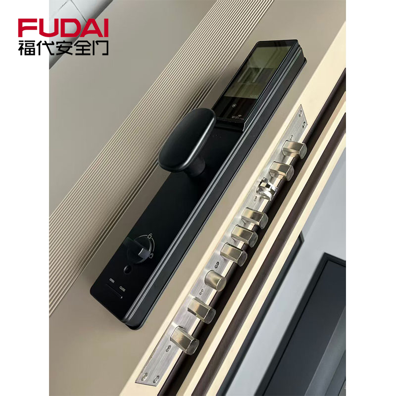 Modern Anti-Theft Security Steel Front Door with Finished Surface for Outdoor Residential Use