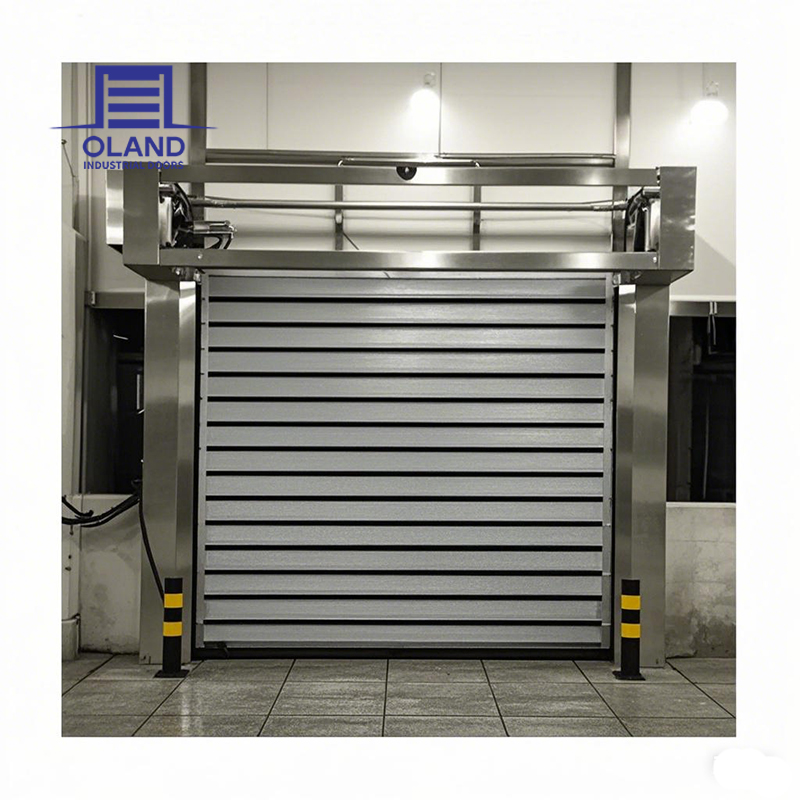 Heavy Duty Hard Aluminum Alloy Spiral High Speed Door Quick Industrial Fast Door for Factory Workshop