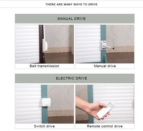 PU Insulated Residential Rolling Door