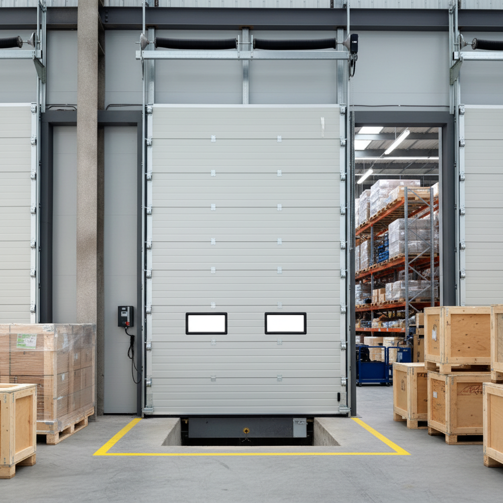Cutedoor Modern Industrial Fire-Rated CE Certified Windproof Electric Side Opening Warehouse Door Aluminum Alloy QT-01 60 DBA 1