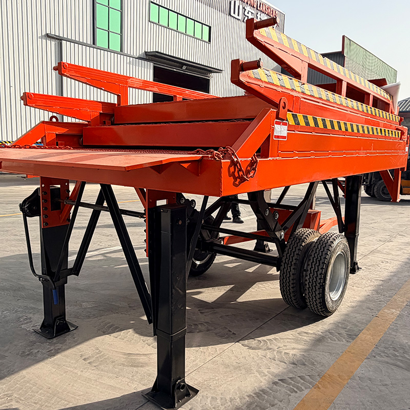 6t 10t 12t 15t Loading and Unloading Mobile Container Load Ramp Shipping Mobile Dock Leveler