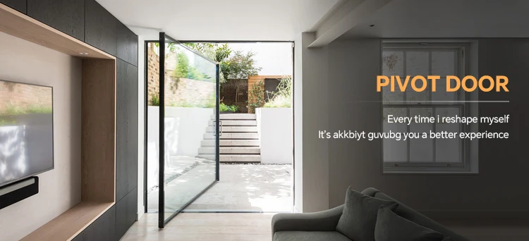 Technical Drawing of Pivot Door