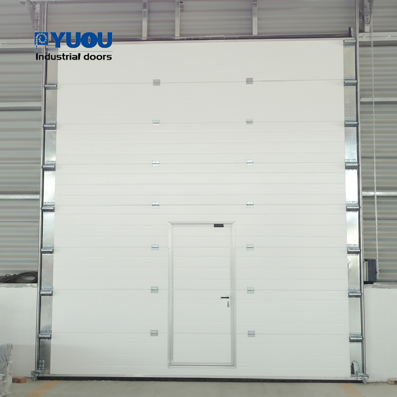 China Vertical Sectional Door Logistic System Use Suppliers Factory Sandwich Panel Automatic Sectional Doors