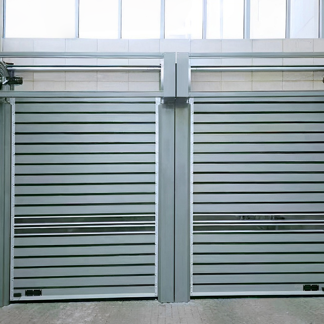 High-Speed Turbine Spiral Fast Door Insulated Electric Aluminum Alloy Panel Roller Rolling Shutter Door