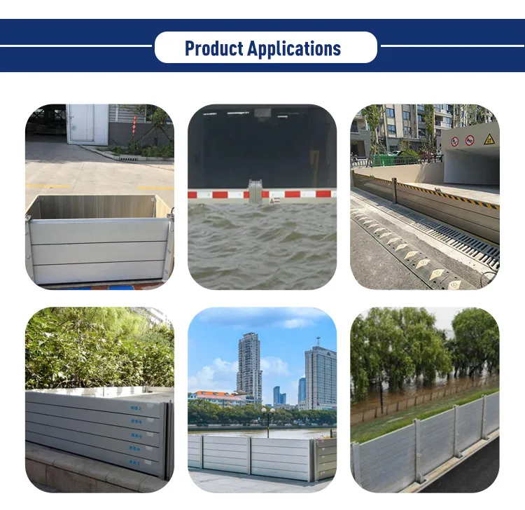 Aluminum Flood Control Solution for Industrial and Residential Areas