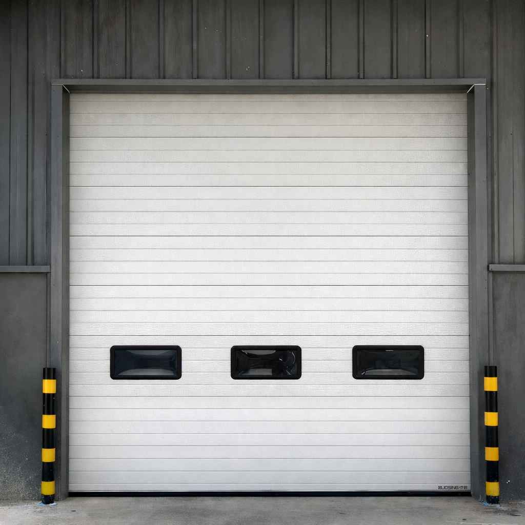 Industrial Sectional Garage Door Factory Direct Sale Custom Size Insulated Overhead Door T500