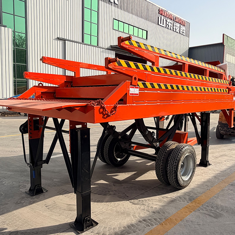 6t 10t 12t 15t Loading and Unloading Mobile Container Load Ramp Shipping Mobile Dock Leveler