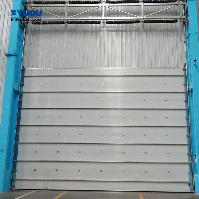 Host Sale Price Friendly Industrial Automatic Lifting Workshop Sectional Garage Door