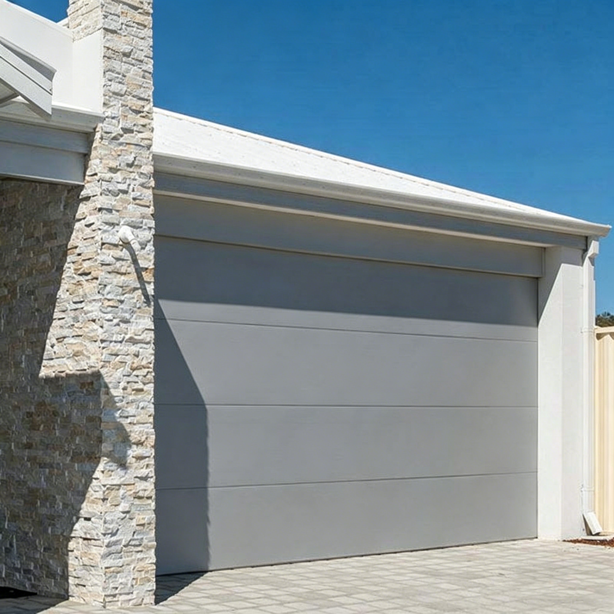 European Style Low-priced Customized High-quality Commercial Residential Hanging Segmented Sliding Garage Door