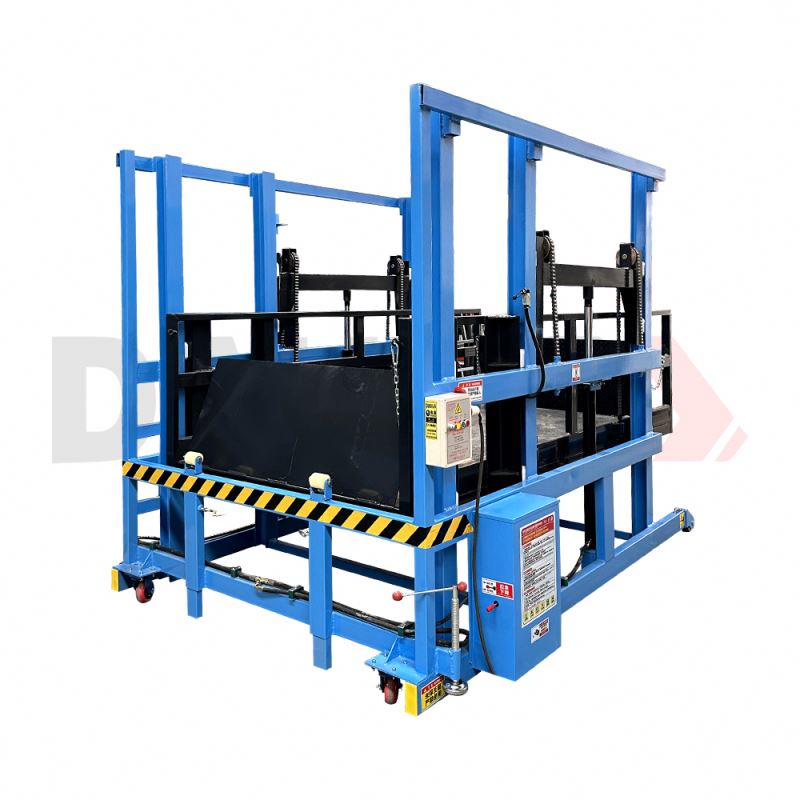 Hydraulic Container Lift Dock Leveler Portable Loading Dock Speed Lift Platform 2 Tons CE Certified 30s Lifting Time Table