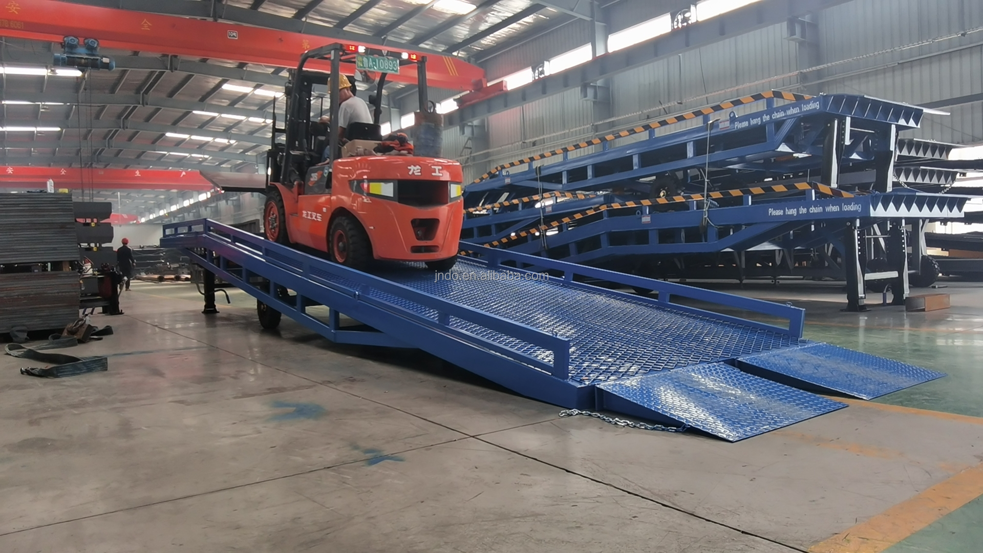Forklift Loading Ramp
