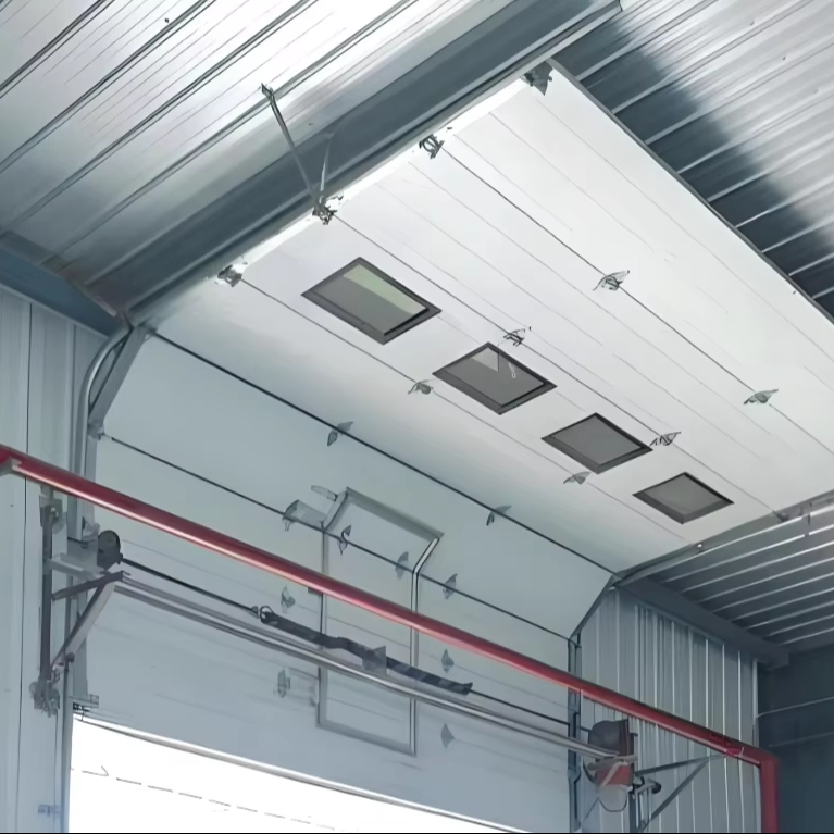 Motorized Warehouse Overhead Door &amp; Insulated Sectional Garage Door for Sale