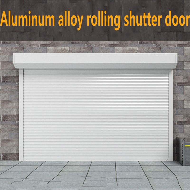 Automatic Rollup Door Aluminum Roller Shutter Door for Shop Garage Insulated Rollup rolling Shutter Garage Doors