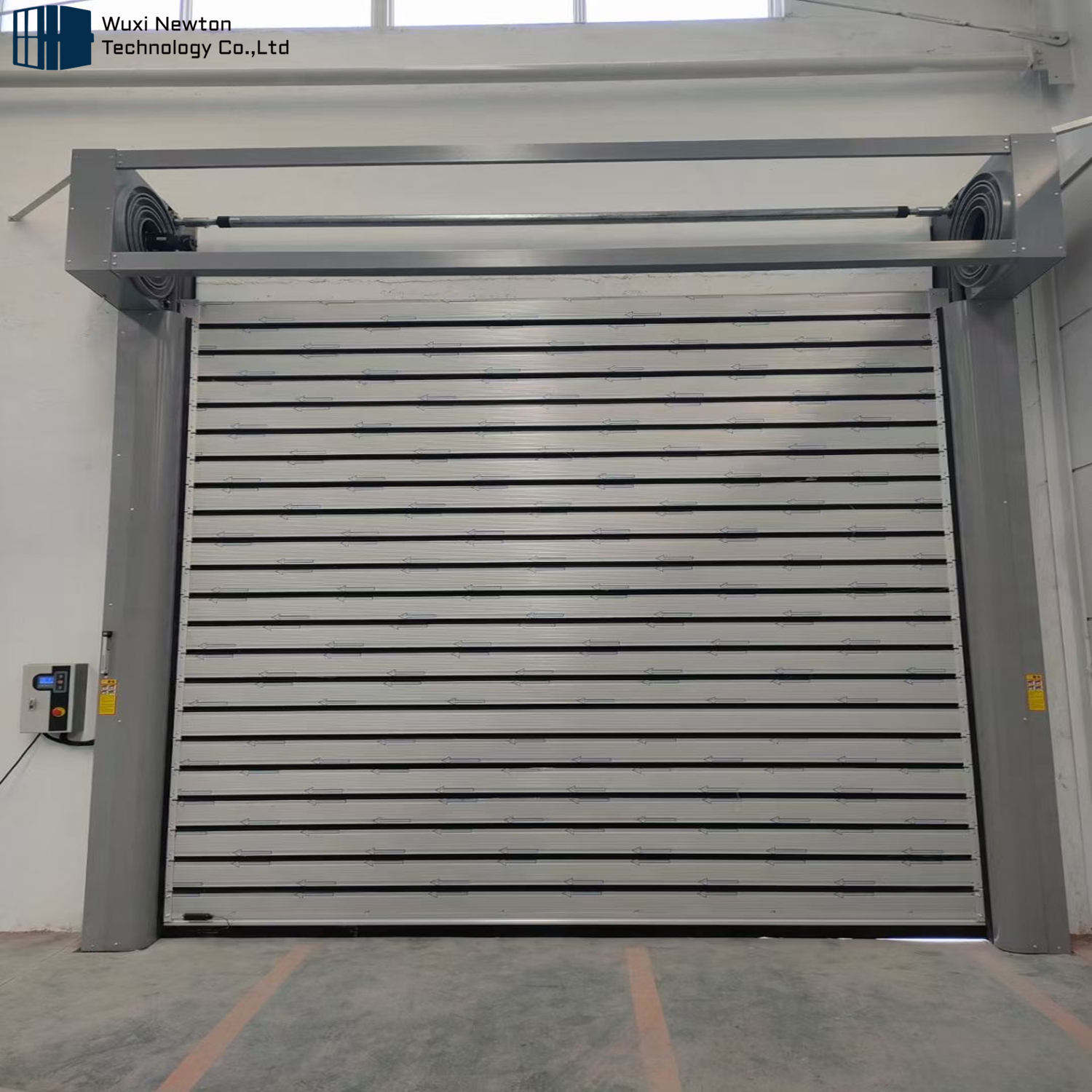 Hot Selling Commercial Aluminum Alloy Anti-theft And Thermal-insulated Hard Metal High Speed Door For Warehouses And Factories