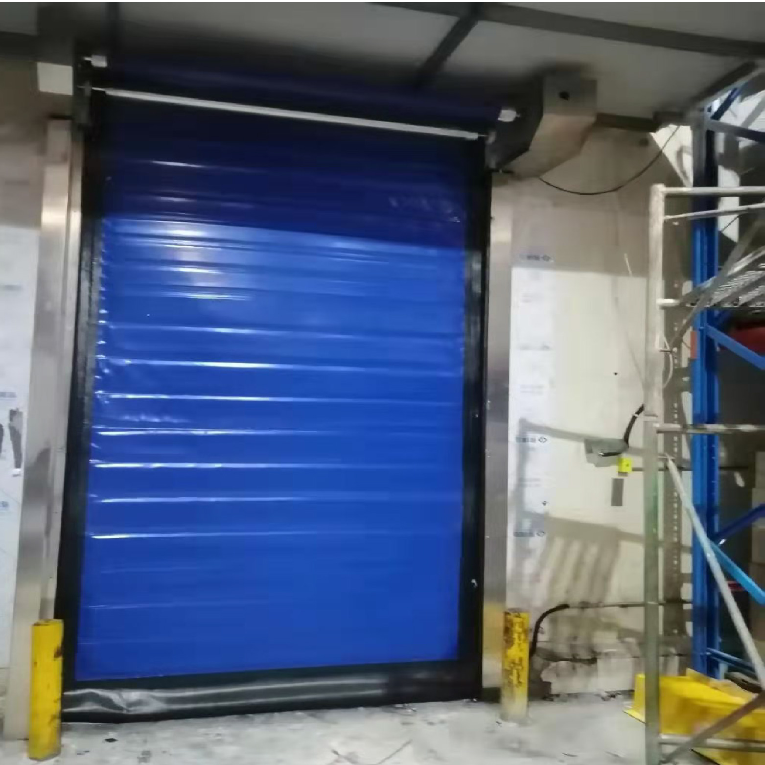 Food Factory Use CE Certificated High Speed Cold Storage Roll up Door Insulation Pvc Rapid Door High Speed Cold Room Fast Door