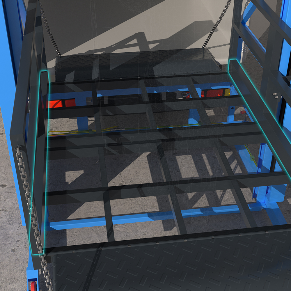 Lifting Equipment Mobile Hydraulic Cargo Lift Dock Truck Loading and Unloading Platform 2000kg Capacity 1.7m Height Carbon Steel
