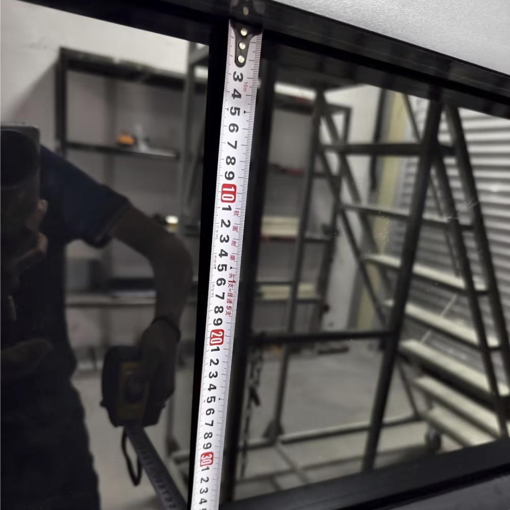 Modern Best Selling Segmented Sliding Aluminum Alloy Insulated Glass Garage Door Stainless Steel Frame Hongfa Brand 5-Year