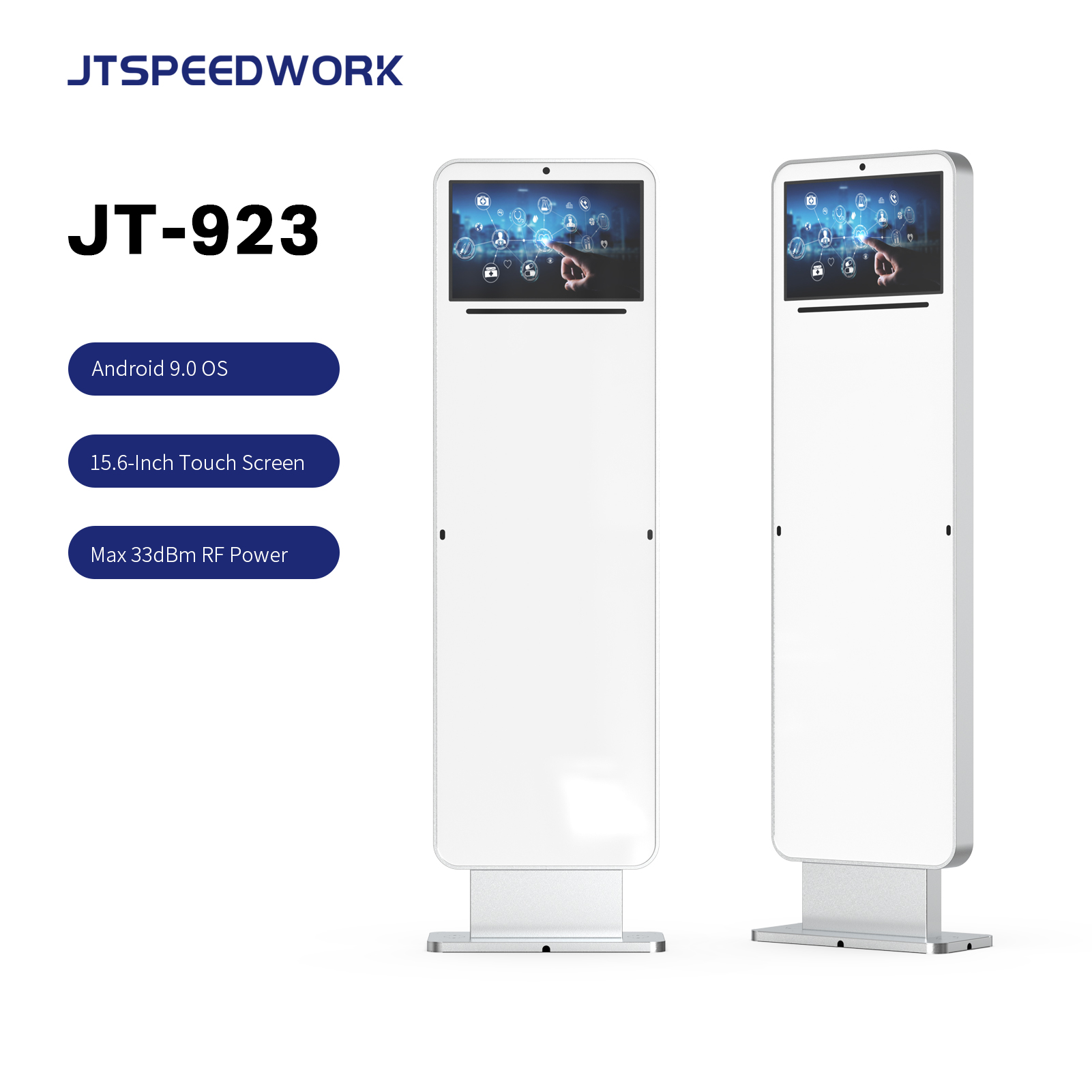 JT-923 RFID Gate Access Control System UHF RFID Gate Reader Android 9.0 for Warehouse Management