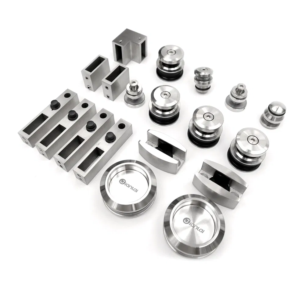 Frameless Shower Door Hardware Stainless Steel Sliding Shower Door System