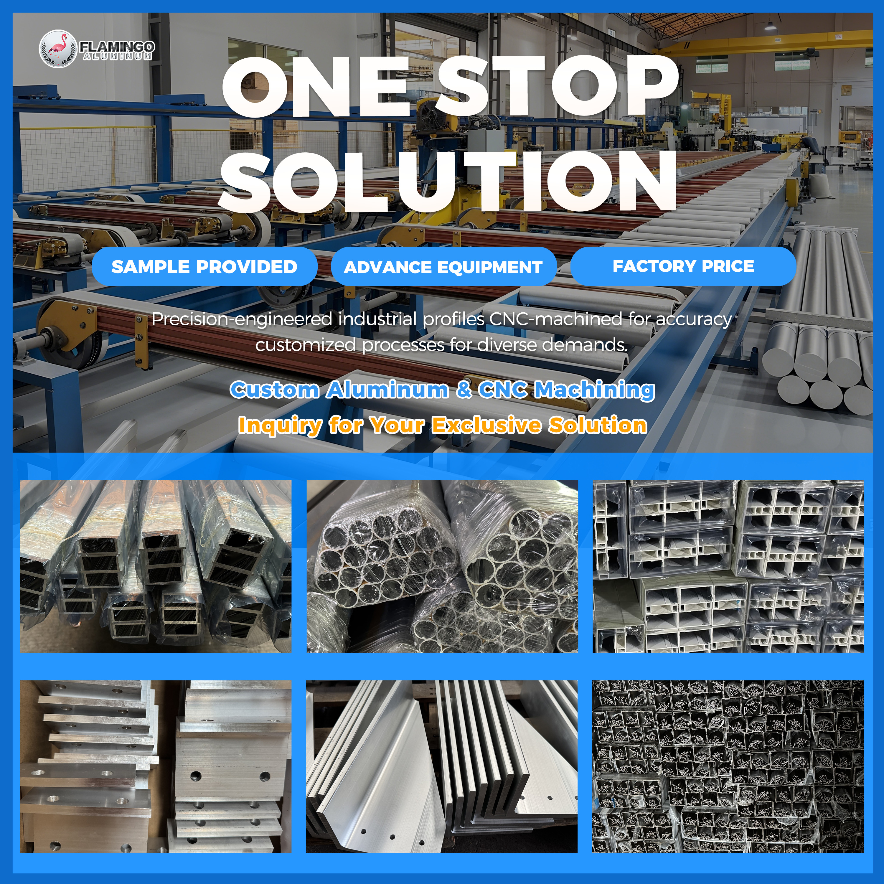 Super Quality Custom All Kinds Of Aluminium Extrusion Profiles Factory Price 6061 Aluminium Extrusion Aluminum Profile