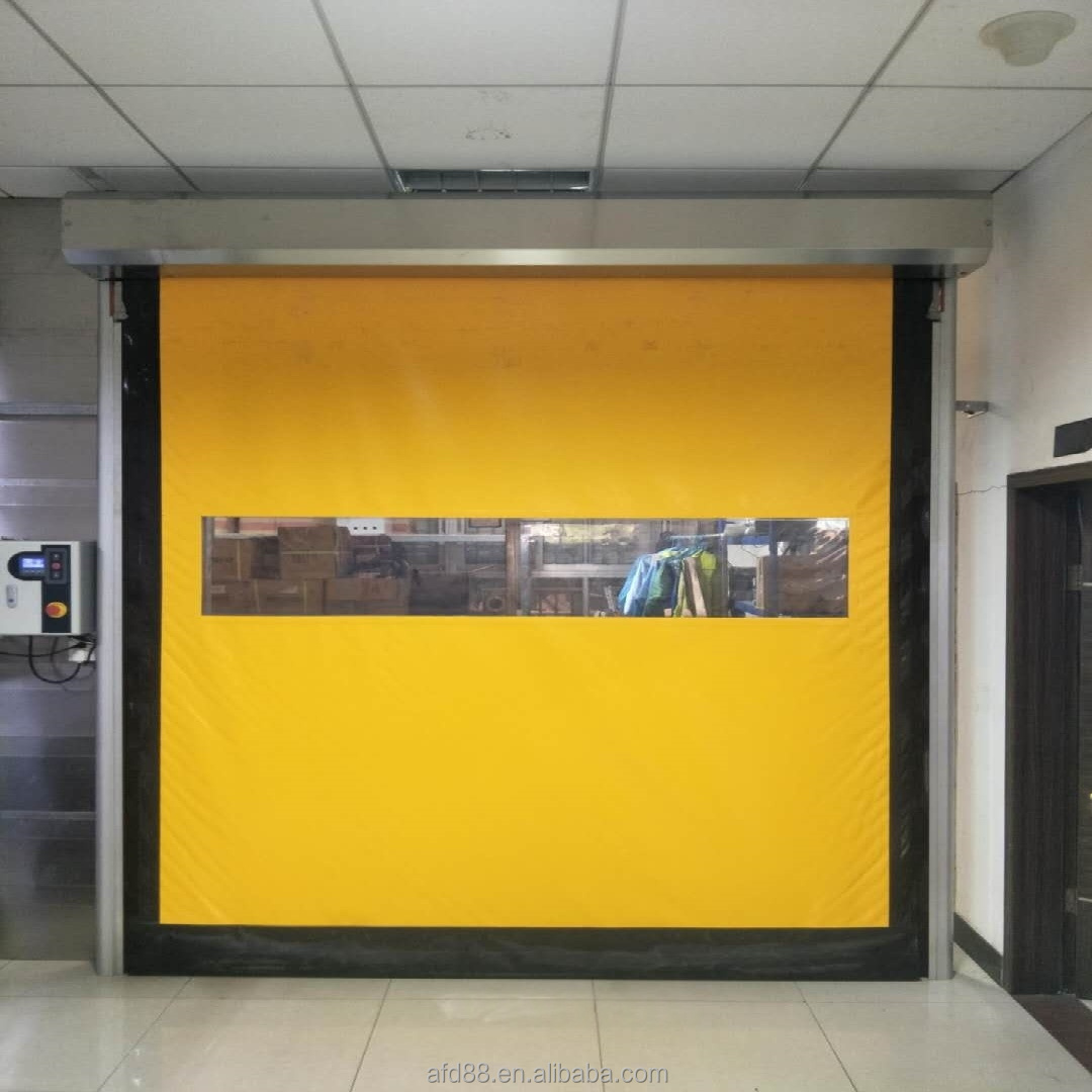 High Performance Refrigerated Doors for Food Logistics Temperature Controlled Storage and Self Repairing Industrial Use