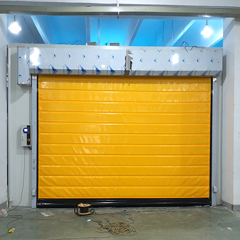 Customizable PVC Waterproof Quick Zipper Industrial Design Commercial Cold Storage Insulation Door for Fresh Fruit Vegetable