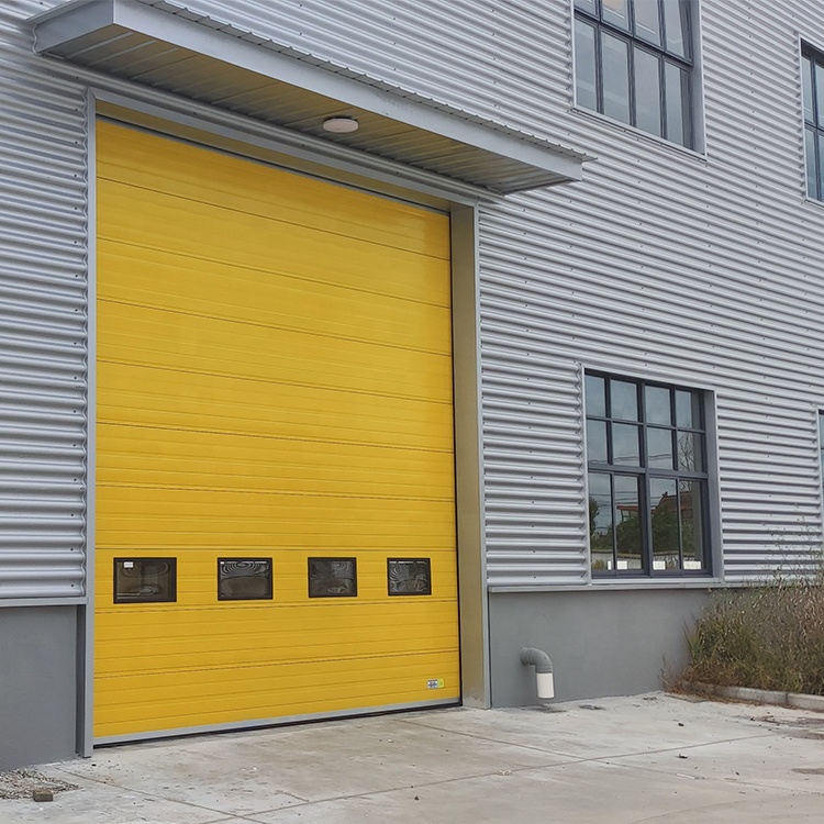 Wholesale New Electric Logistics Factory Price Automatic Garage Sectional Overhead Door