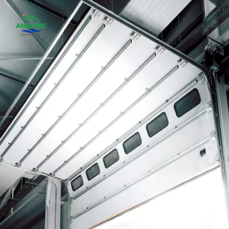 High Quality Industrial Sectional Garage Door Anti Thief Dust Proof Building Industrial Storage Hangar Warehouse Door