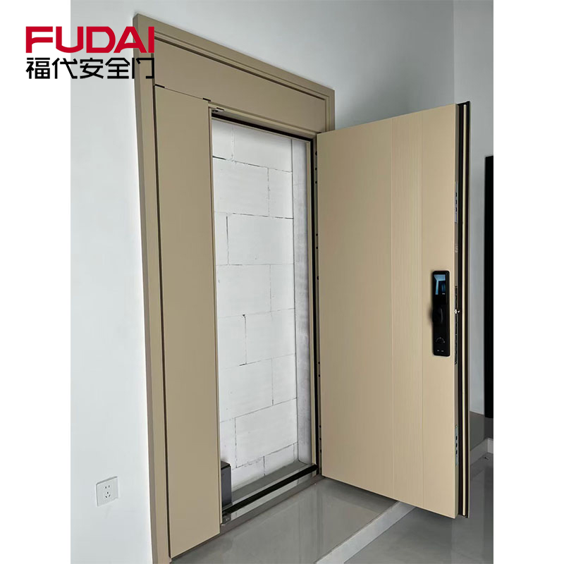 Modern Anti-Theft Security Steel Front Door with Finished Surface for Outdoor Residential Use