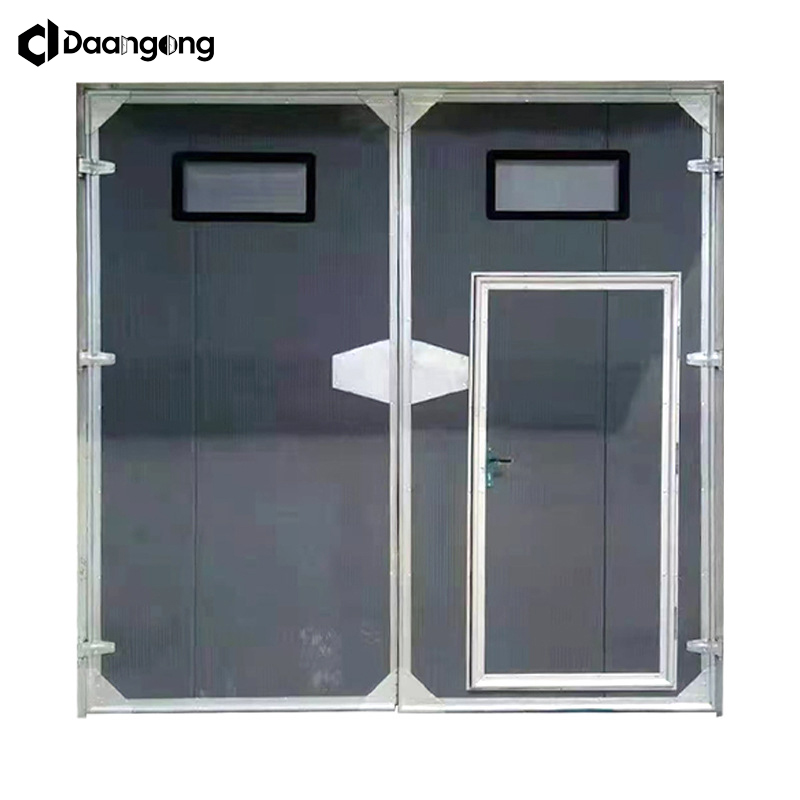 Industrial Door Sliding Door Warehouse Hangar Heavy Duty Steel Track System Manual Electric Operation Custom Size