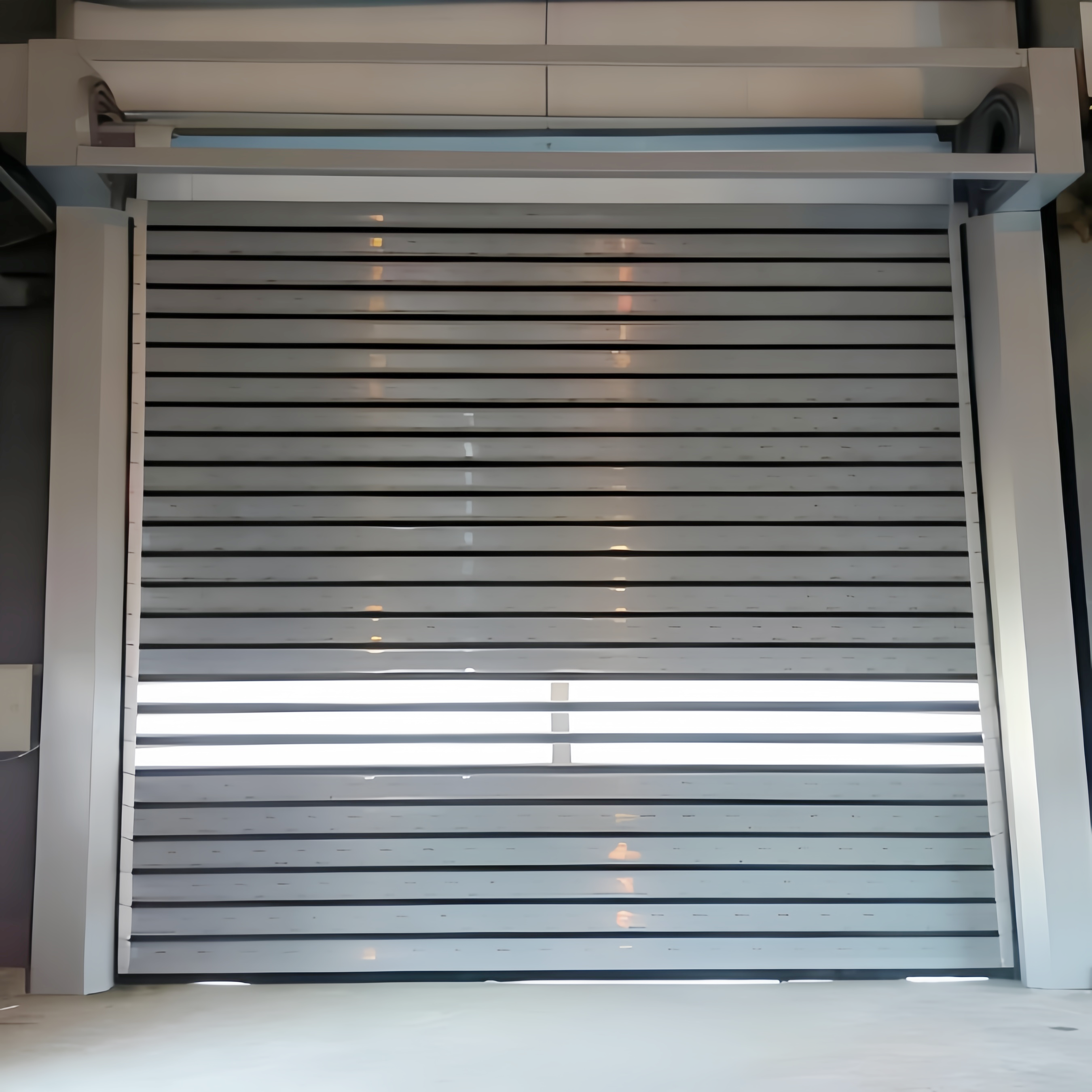 High-Speed Turbine Spiral Fast Door Insulated Electric Aluminum Alloy Panel Roller Rolling Shutter Door