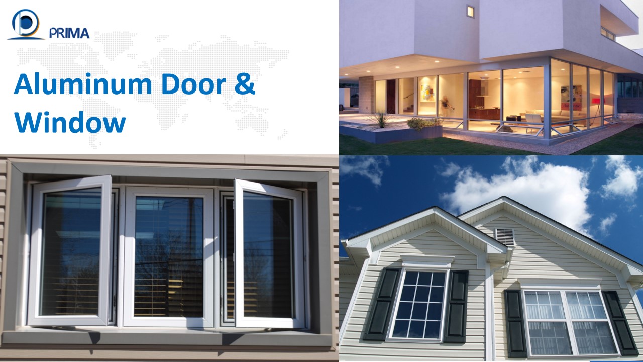 Modern Doors and Windows Aluminum Alloy System for House & Hotel Exterior Applications