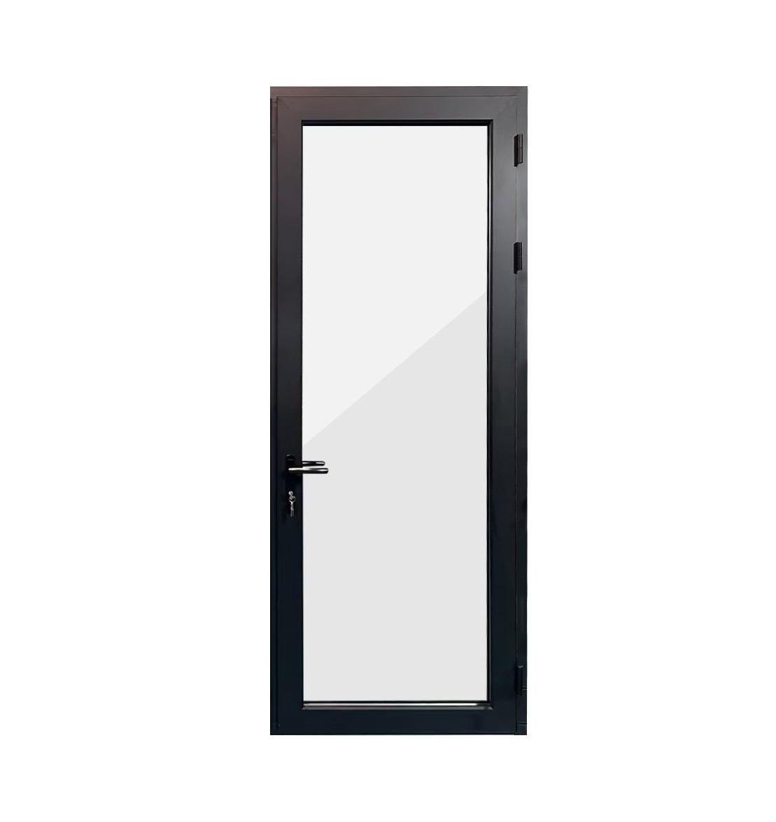 Aluminium Alloy Glass French Door for Apartment and Supermarket Use Waterproof Customizable Size &amp; Color