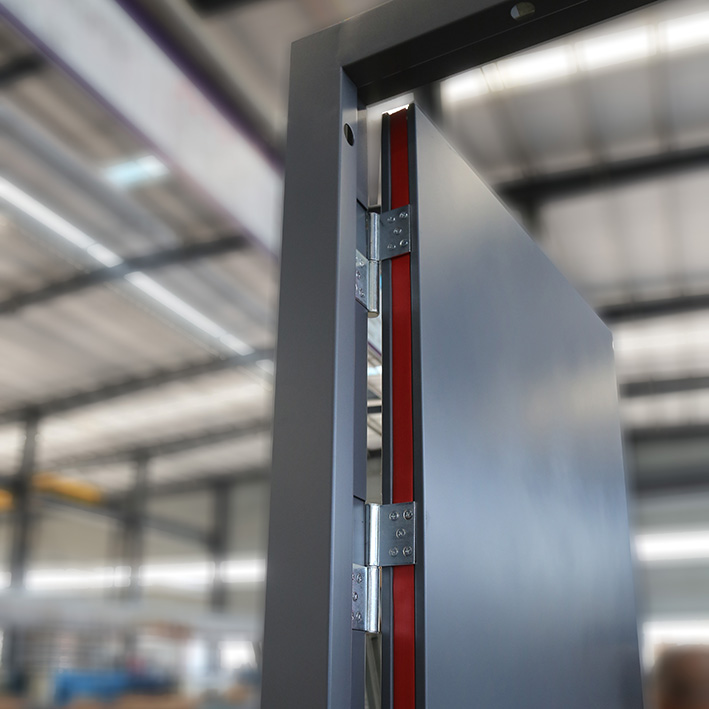 Certified Commercial Double 1-3 Hours Fire Rated Steel Doors Exterior High Quality Fire Rated Metal Exterior Steel Doors