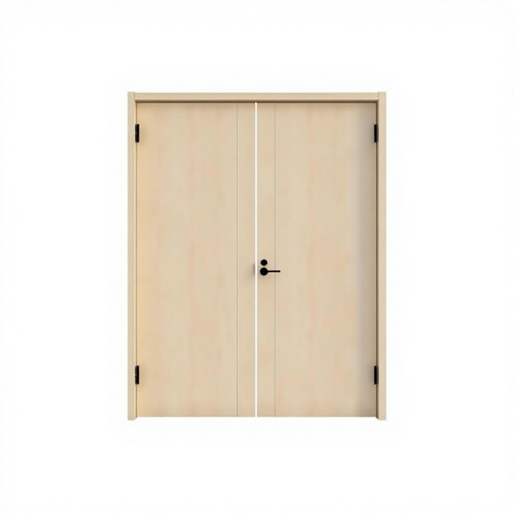 High Quality Steel Doors with a Wood Grain Finish Wooden Fire Rated Door Fire Resistant Safety Door for Hotel Apartment Interior