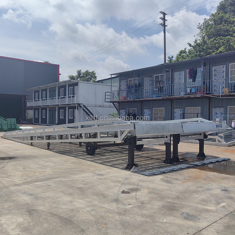 STRONGWAY CE Approved 10ton Carbon Steel Mobile Truck Container Load Dock Hydraulic Ramp Loading Dock Lift