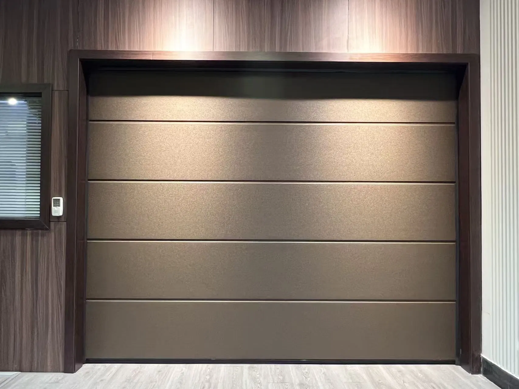 Advanced Smart Garage Door with Insulation and Automation Features