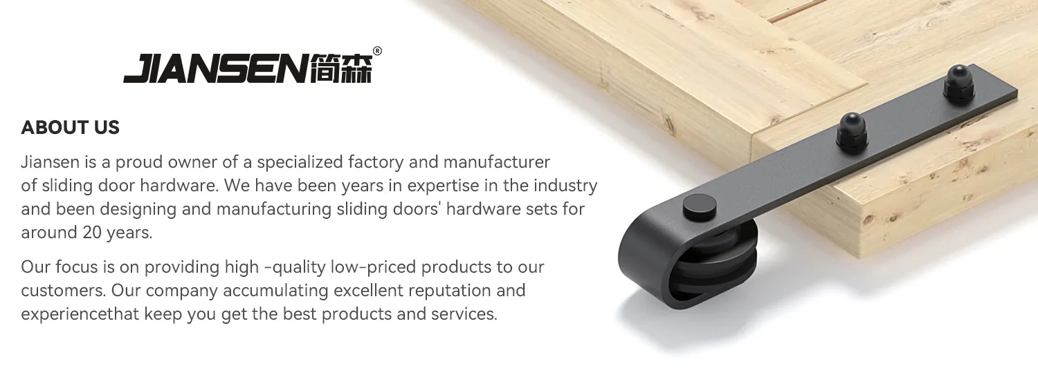 Premium Heavy-Duty Carbon Steel Sliding Barn Door Track System