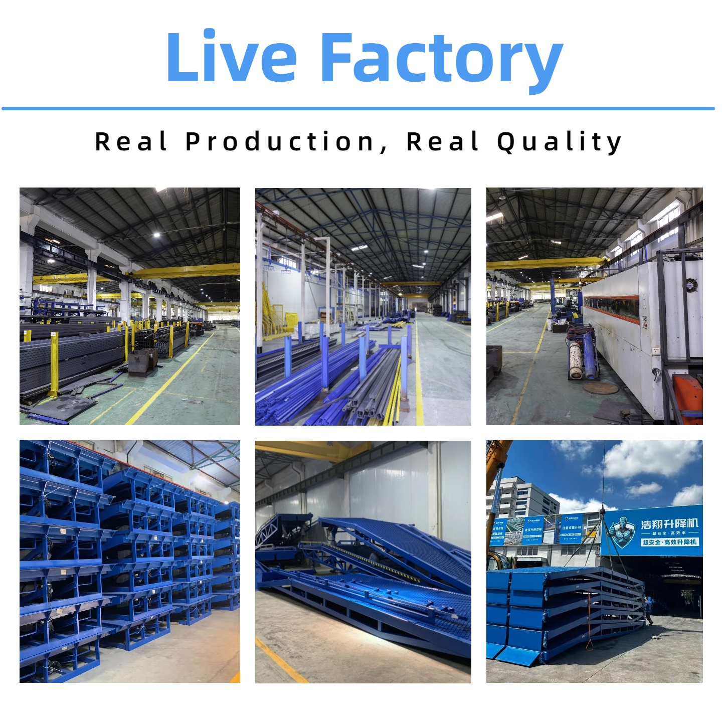 No Pit Required Heavy Duty Hydraulic Dock Leveler Steel Structure Warehouse Loading Dock Equipment for Truck &amp; Container