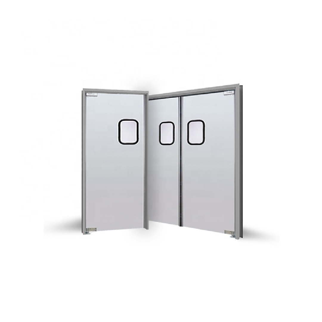 Stainless Steel Impact-resistant One-way Restaurant Door Commercial Automatic Two-way Warehouse Access Door